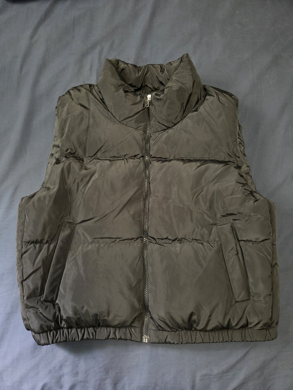 Streetwear Society Black Quilted Puffer Vest